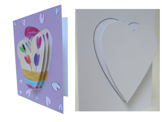 Simple 3D Heart Card