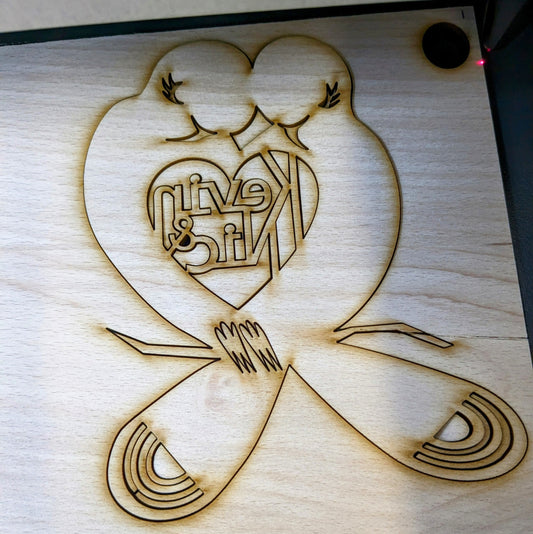 Developing my Laser Cut Turtle Dove Design