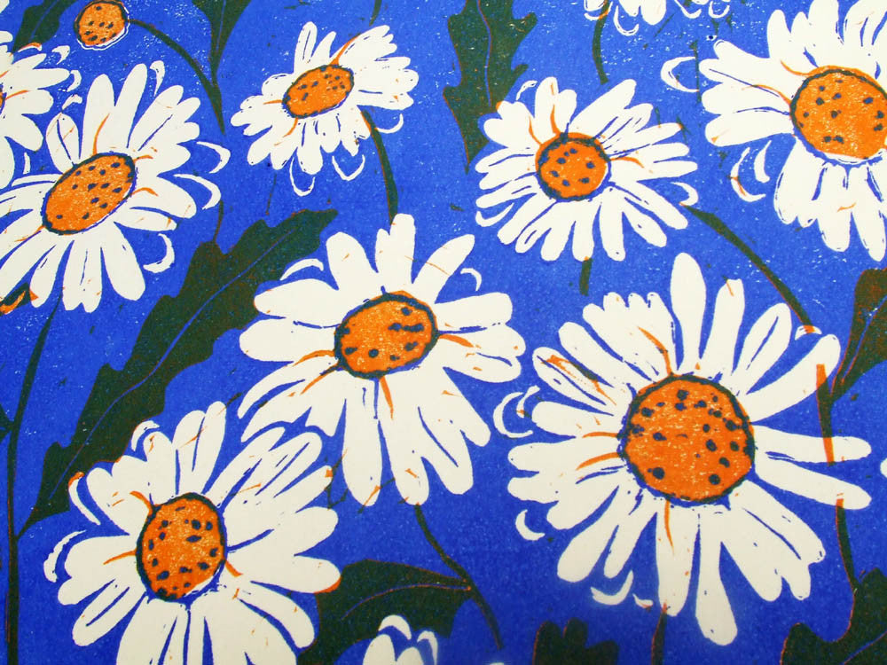 Daisy Handmade Print