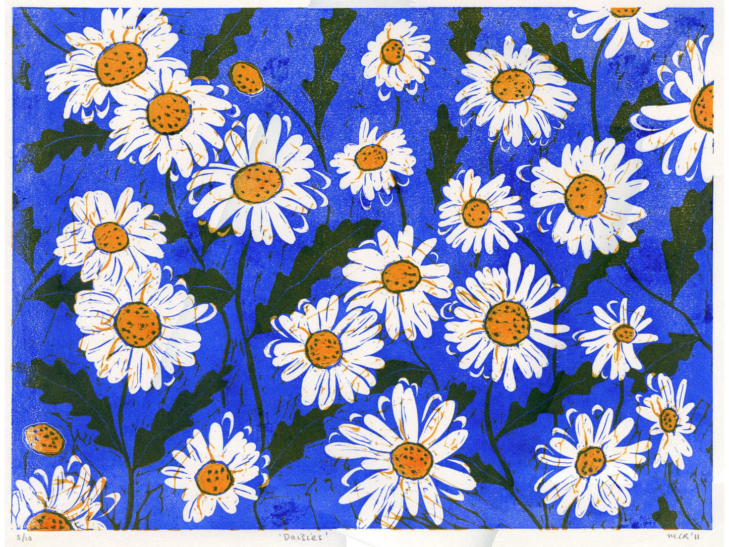 Daisy Handmade Print