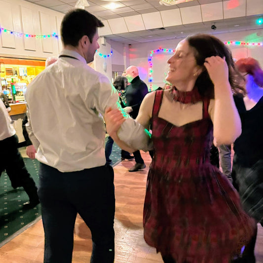 Upcycling a Tartan Dress - For my 50th!