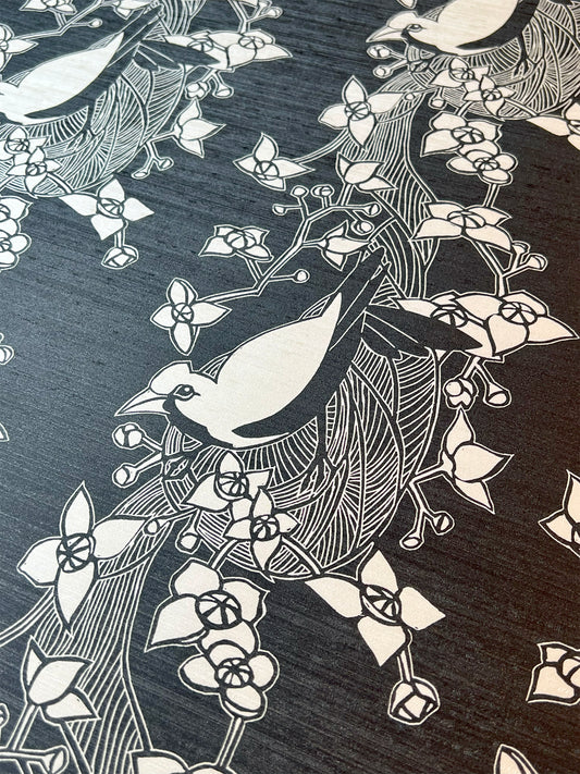 Oriole Bird in Black and White