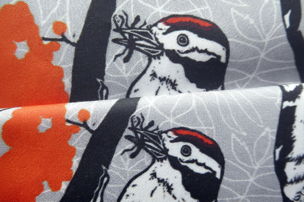 Woodpecker fabric - lighter