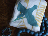 Kingfisher in Reeds Fabric