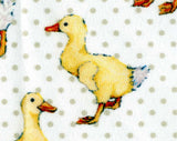 Yellow Duckling and Grey Dots