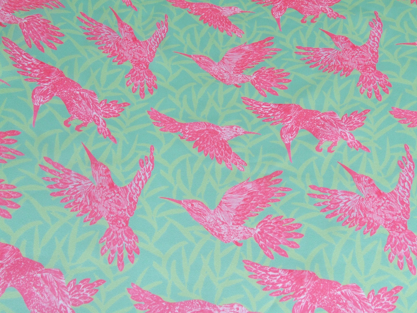 Pink Hummingbird Fabric
