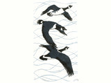 Canadian Geese Linocut Print