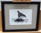 Dipper Linocut Print