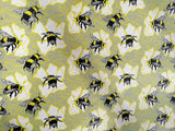 Bumblebees with Yellow and Grey Details