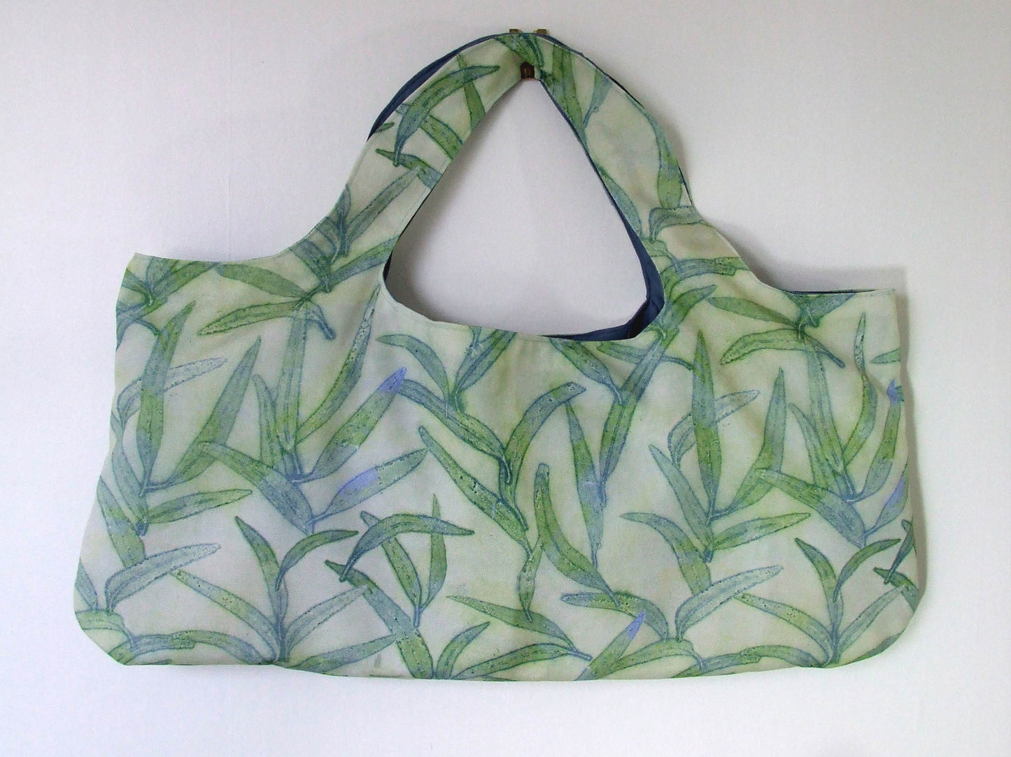 Bag in Leaf Fabric